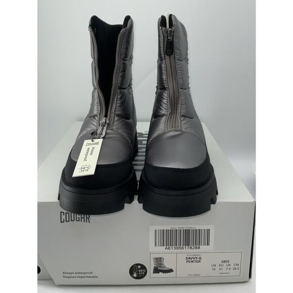 Cougar Women’s Savvy Pewter Winter Boots, Size 10 W - Picture 1 of 6